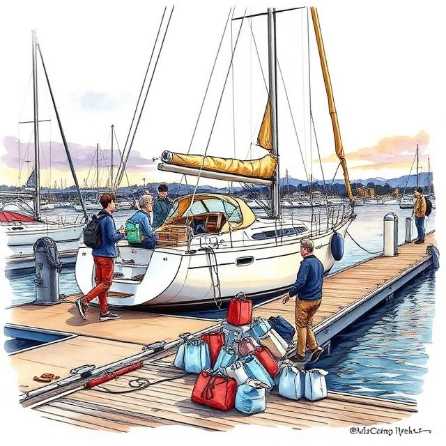 Friday evening on the pontoon