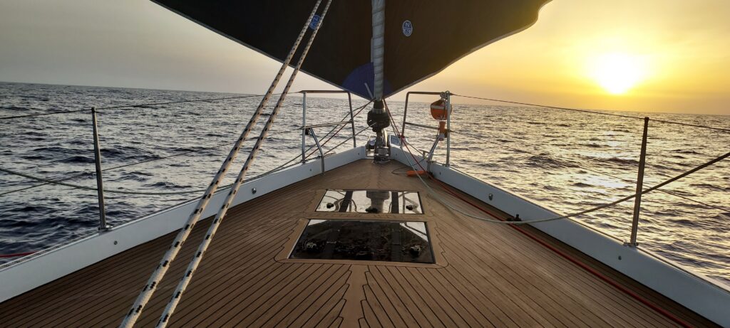 Sailing at sunset - the peaceful moments when proper alarm management matters most