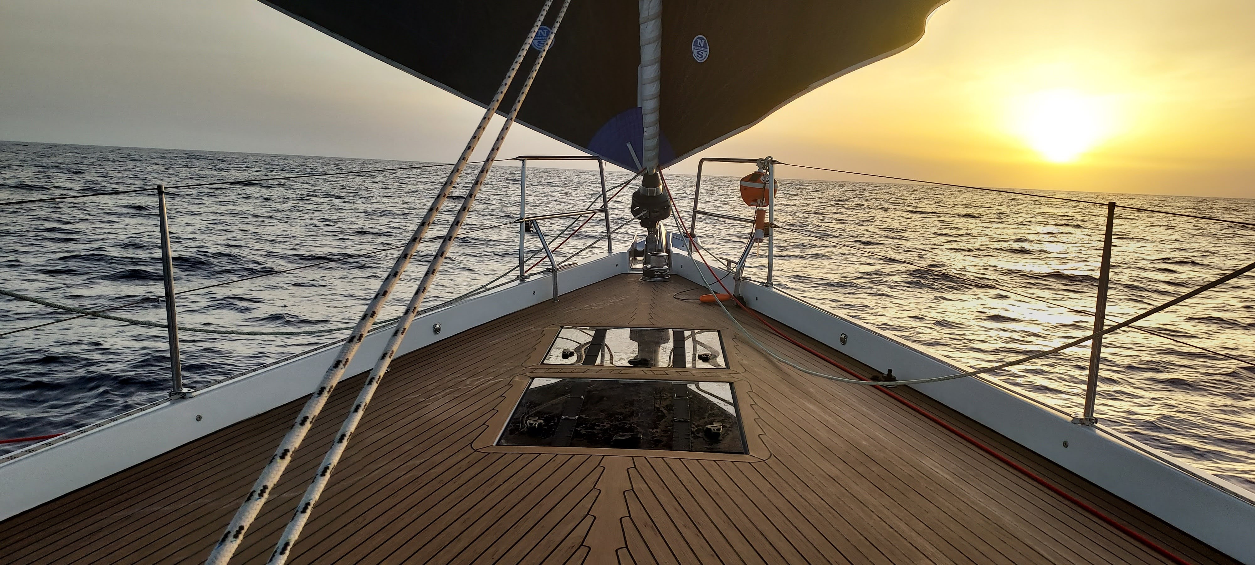 Sailing at sunset - the peaceful moments when proper alarm management matters most